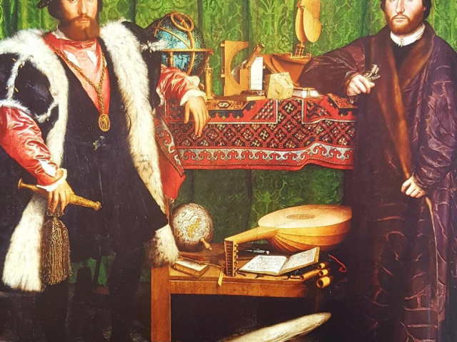 "Les Ambassadeurs" d'Holbein Le Jeune, 1533
