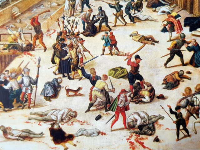 François Dubois, Le massacre de la Saint-Barthélémy, vers 1572-1584 (détail)