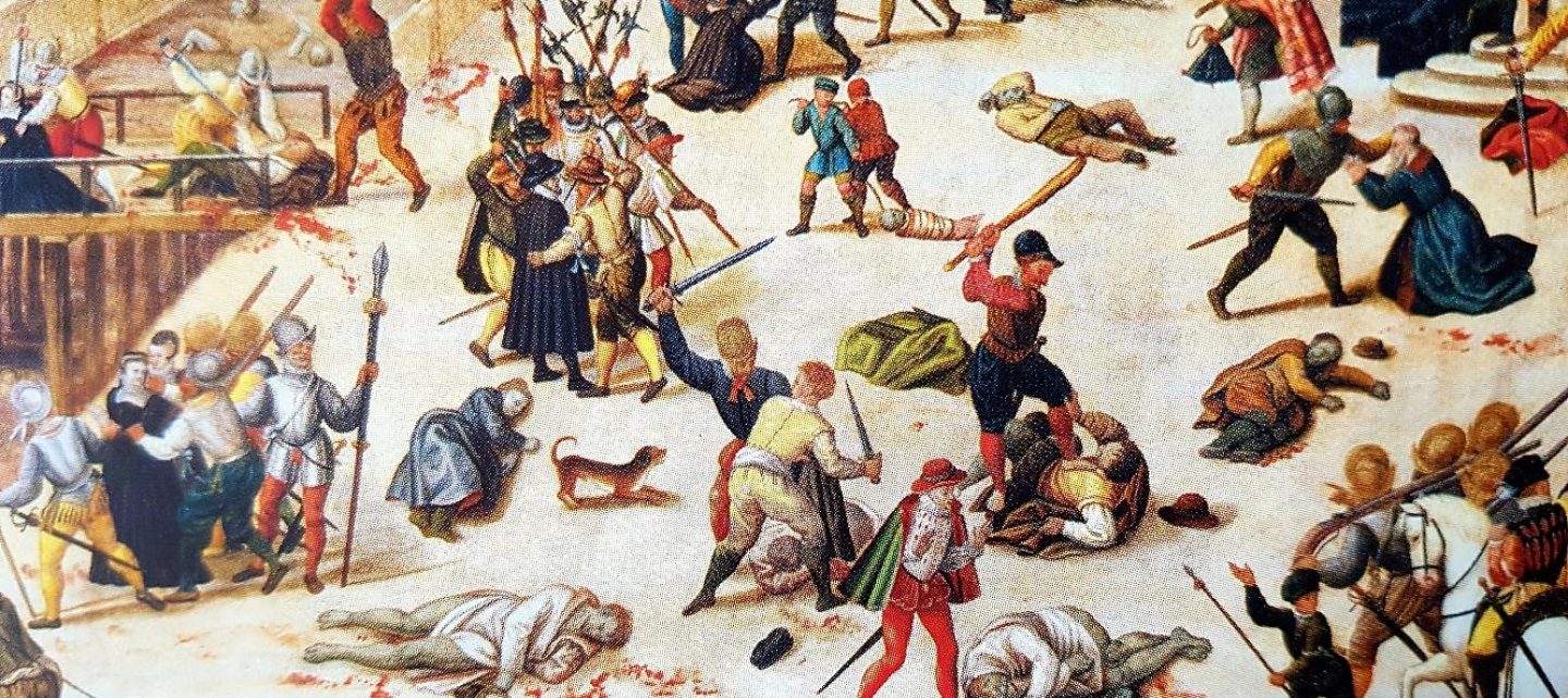 Peinture de massacre de la saint-barthélémy