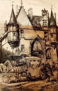 La reine Margot rentre en carrosse à l'hôtel de Sens La reine Margot rentre en carrosse à l'hôtel de Sens