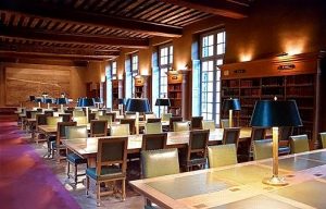 Salle de lecture de la Bibliothèque Historique de la Ville de Paris