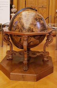 Globe terrestre de la bibliothèque Mazarine