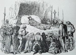 Charles VI le Fou sur le lit de mort Charles VI le Fou sur le lit de mort / Image tirée de : www.histoire-fr.com